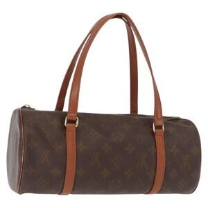 LOUIS VUITTON Monogram Papillon 30 Hand Bag M51385 LV Auth BA8766